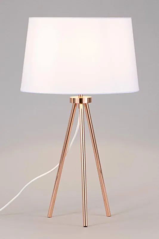 Bhs Lighting Tristan Tripod Table Lamp in Copper - Copper