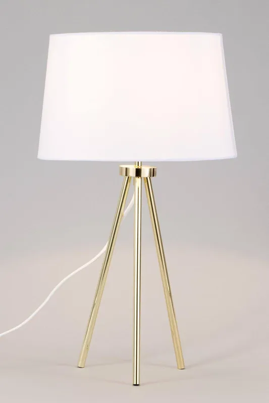 Bhs Lighting Tristan Tripod Table Lamp in Gold - Gold