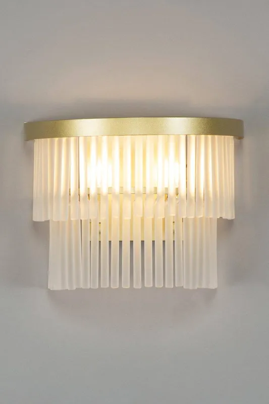 Bhs Lighting Aubrey Wall Light in Gold Gold