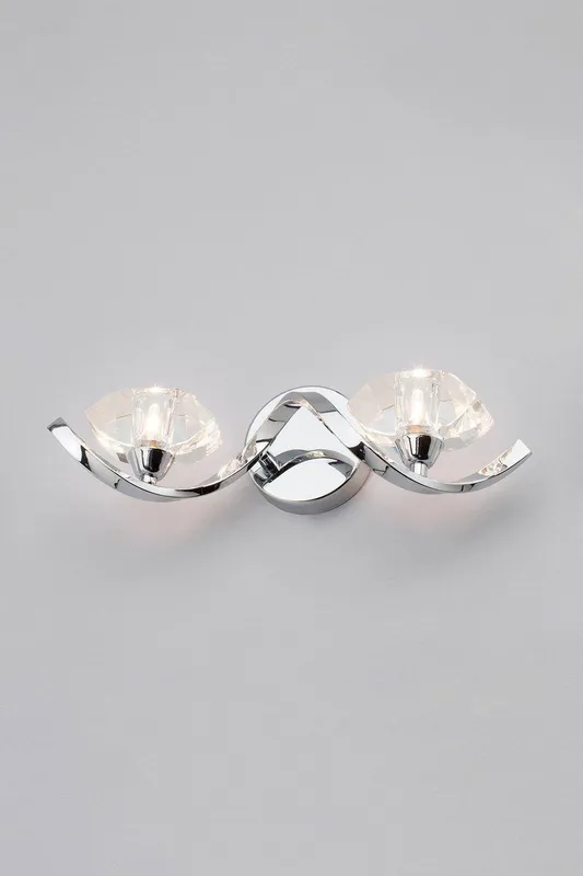 Bhs Lighting Bella Wall Light in Metallic Silver Metallic Silver