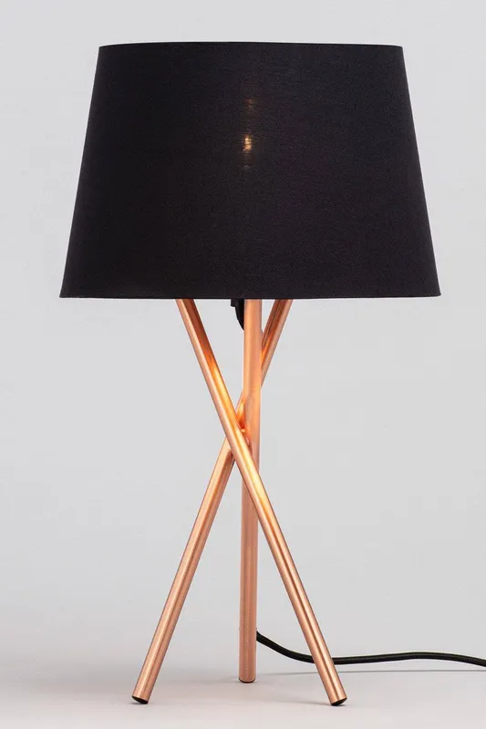 Bhs Lighting Drey Table Lamp in Copper Copper