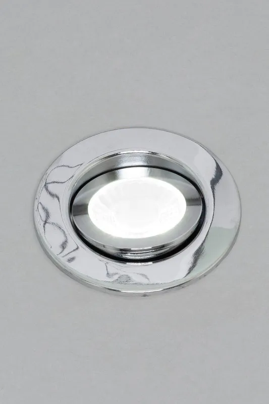 Bhs Lighting Hudson Circular Adjustable Spot Light in Silver - Silver