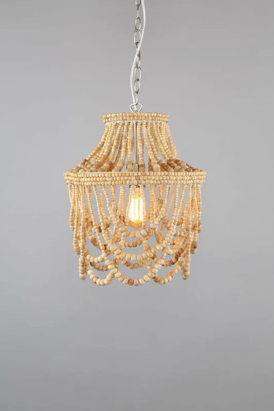 Bhs Lighting Jenny Pendant Ceiling Light in Natural - Natural