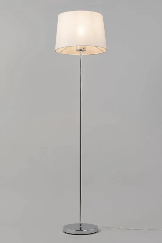 Bhs Lighting Mira Touch Floor Lamp in Silver Silver