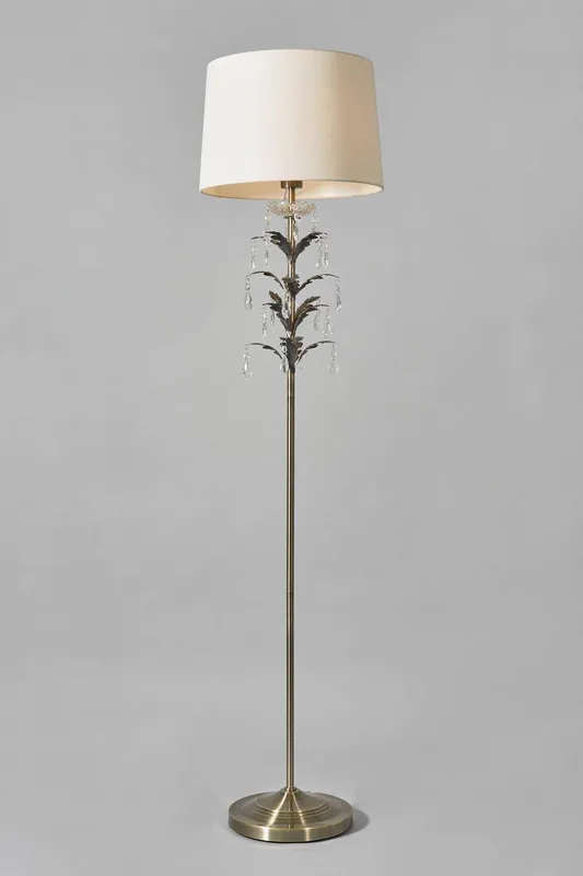 Bhs Paisley Antique Brass Floor Lamp