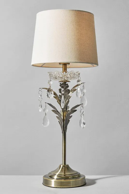 Bhs Lighting Unisex Paisley Table Lamp in Gold Gold female