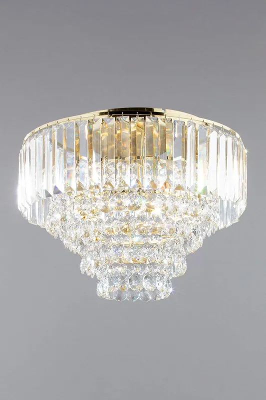 Bhs Paladina Flush Brass Ceiling Light