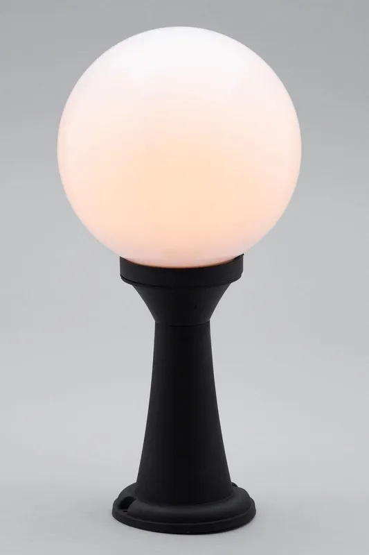 Bhs Lighting Westray Outdoor Pedestal Light in Black - Black