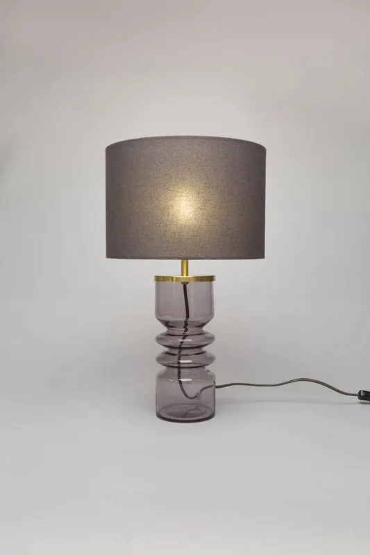 Bhs Lighting Willow Table Lamp in Grey Grey