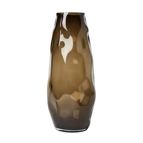 Bhs Ombre Large Smoked Glass Vase