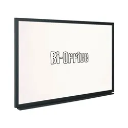 Bi-Office Black Frame Whiteboard 900x600mm