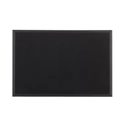 Bi-Office Black Softouch Notice Board, B