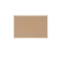Bi-Office Budget Cork Board Pine Wood F