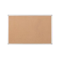 Bi-Office Earth Cork Notice Board Alumi
