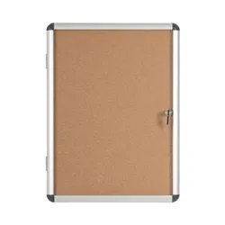 Bi-Office Earth Enclore Lockable Board