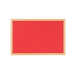 Bi-Office Earth Red Felt Notice Board