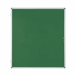 Bi-Office Enclore Green Felt Display Case