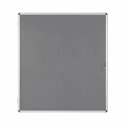 Bi-Office Enclore Grey Felt Display Case