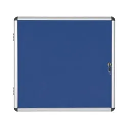 Bi-Office Enclore Lockable Board Blue F