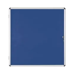 Bi-Office Enclore Lockable Board Blue F