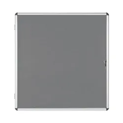 Bi-Office Enclore Lockable Board Grey F