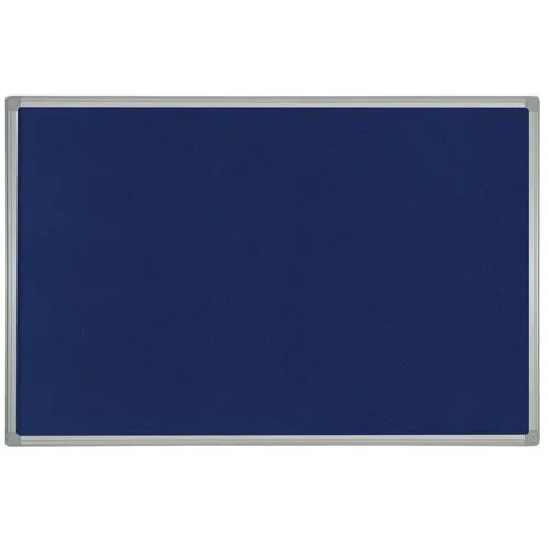 Bi-Office Felt Noticeboard 600x450mm Blue