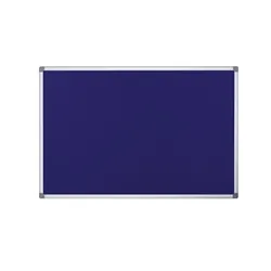 Bi-Office Maya Blue Felt Notice Board f