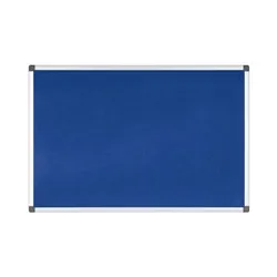 Bi-Office Maya Notice Board, Blue Felt