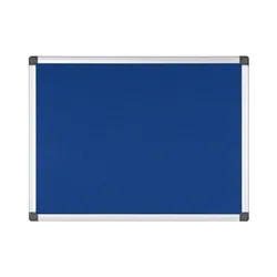 Bi-Office Maya Notice Board, Blue Felt