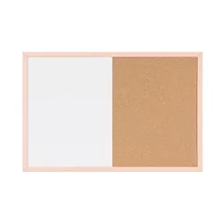 Bi-Office Pastel Combination Board, Cork
