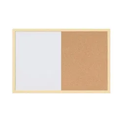 Bi-Office Pastel Combination Board, Cork