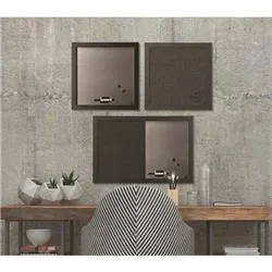 Bi-Office Personal Message Board Set Black Shadow (3 Pack)