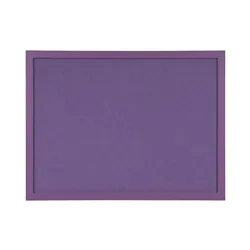 Bi-Office Purple Fabric Notice Board, Pu