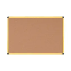 Bi-Office Ultrabrite Cork Notice Board