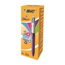 Bic 4 Colours Fashion Grip Ballpoint Pen - 8922901