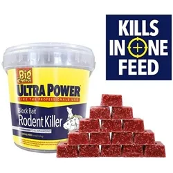 Big Cheese Ultra Power Block Bait Killer Station Refill 15x20g STV568