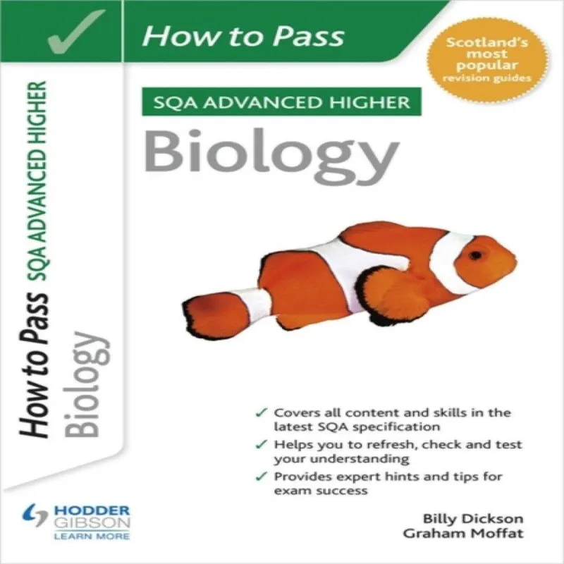 Hachette Learning How To Pass Advanced Higher Biology