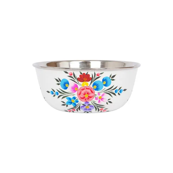 BillyCan Pansy 14.5cm Hand-Painted Picnic Snack Bowl - Cotton