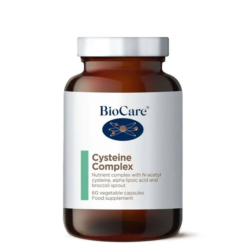 BioCare Unisex Antioxidant Supplements Cysteine Complex x 60 Capsules in Clear Clear female