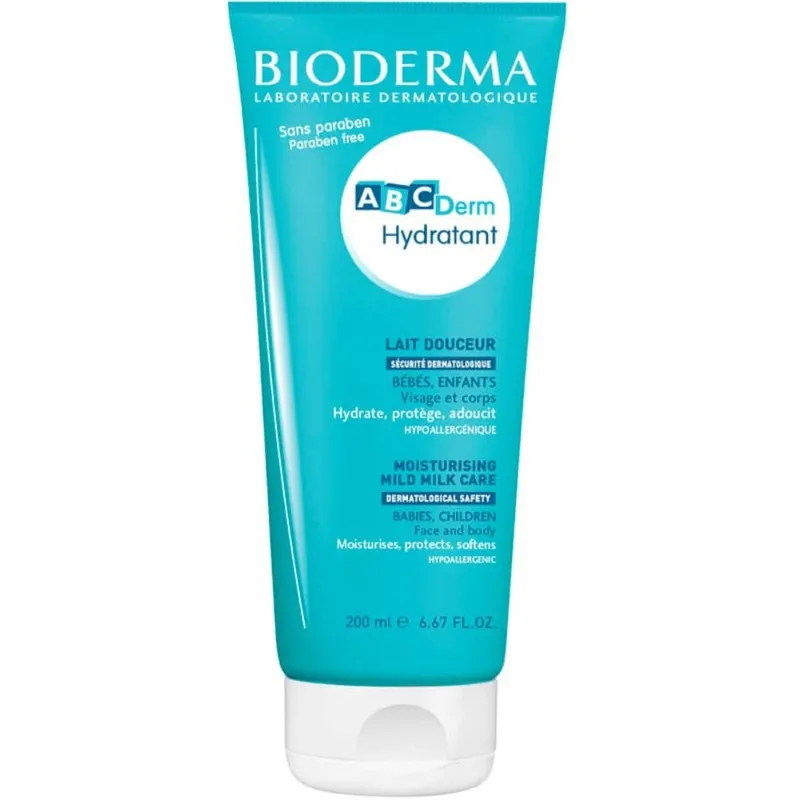 Bioderma ABCDerm Moisturising Body Mild Milk for Children 200mL