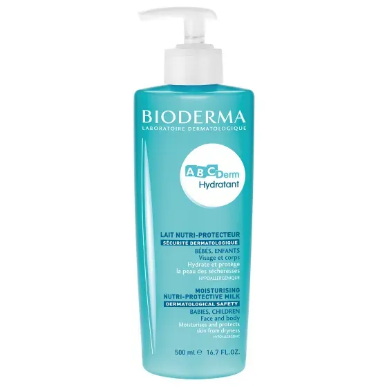 Bioderma ABCDerm Moisturising Body Mild Milk for Children 500mL