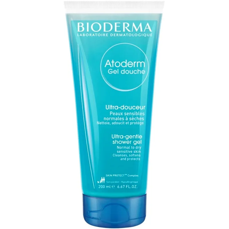 Bioderma Atoderm Gentle Shower Gel for Dry and Sensitive Skin 200mL