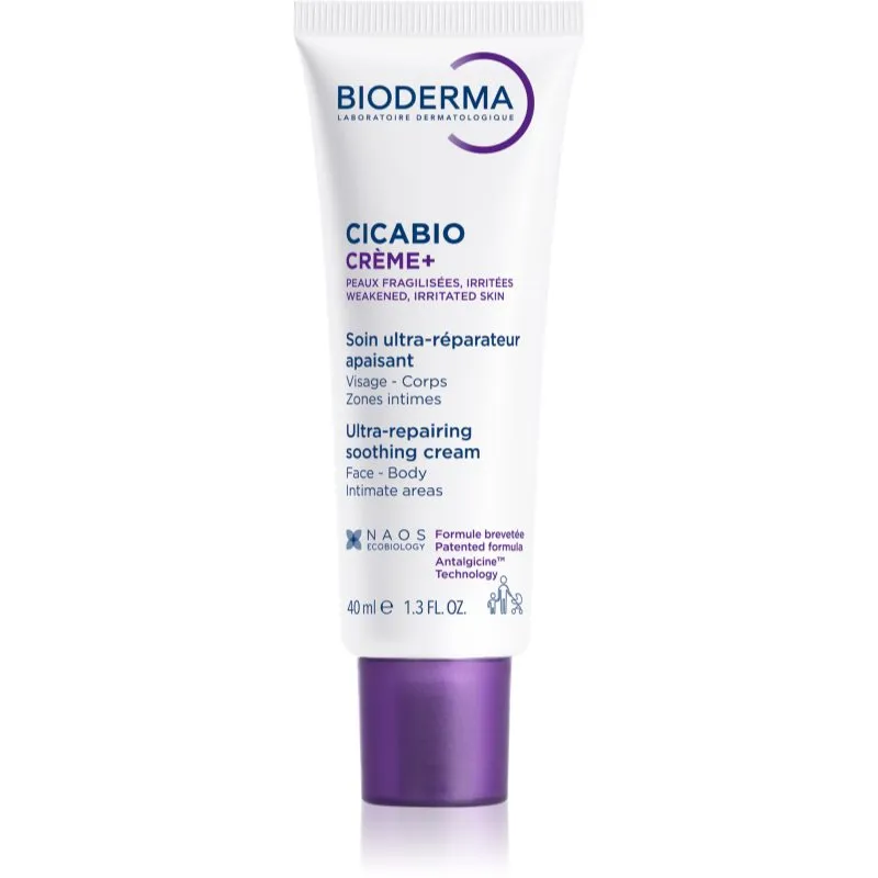 Bioderma Cicabio Cream Repair Damaged and Irritated Skin 40mL