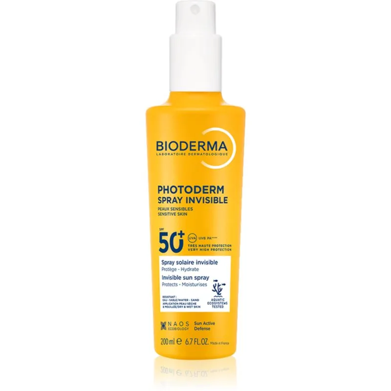 Bioderma Photoderm Invisible Spray SPF50+ sunscreen spray Spf 50+ 200 ml