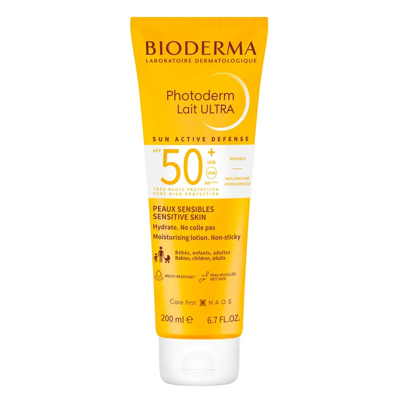 Bioderma Photoderm lait ultra SPF50+ Sunscreen 200mL SPF50+