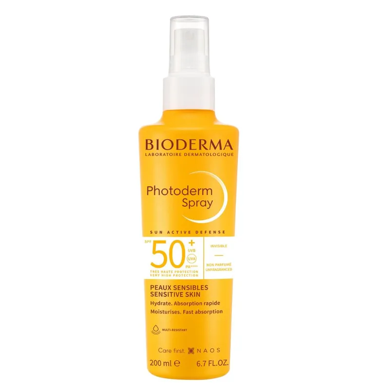 Bioderma Photoderm Spray SPF50+ Body Sunscreen 200mL SPF50+