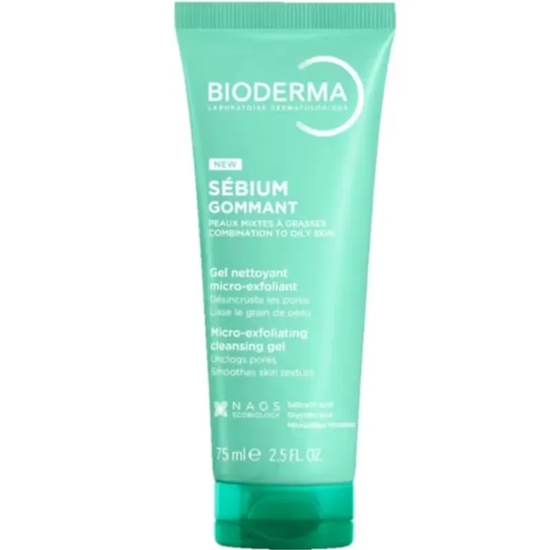 Bioderma Sebium Exfoliating Purifying Gel for Oily Skin 75mL