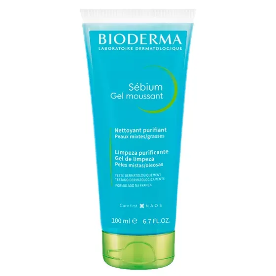 Bioderma Sebium Gel Moussant Oily Acne Skin Cleaning 100mL