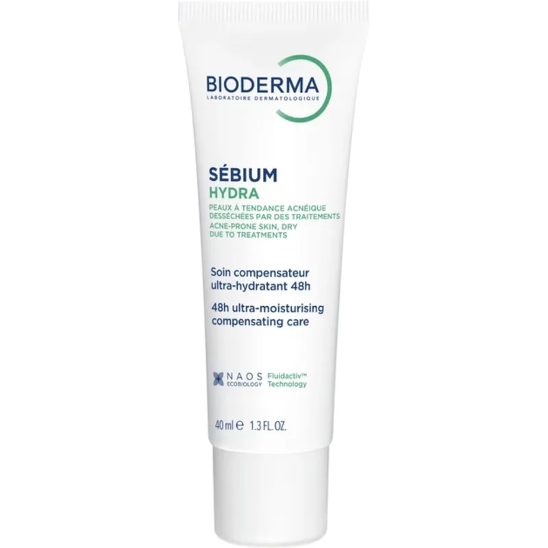 Bioderma Sebium Hydra Moisturizing Cream for Weakened Oily Skin 40mL