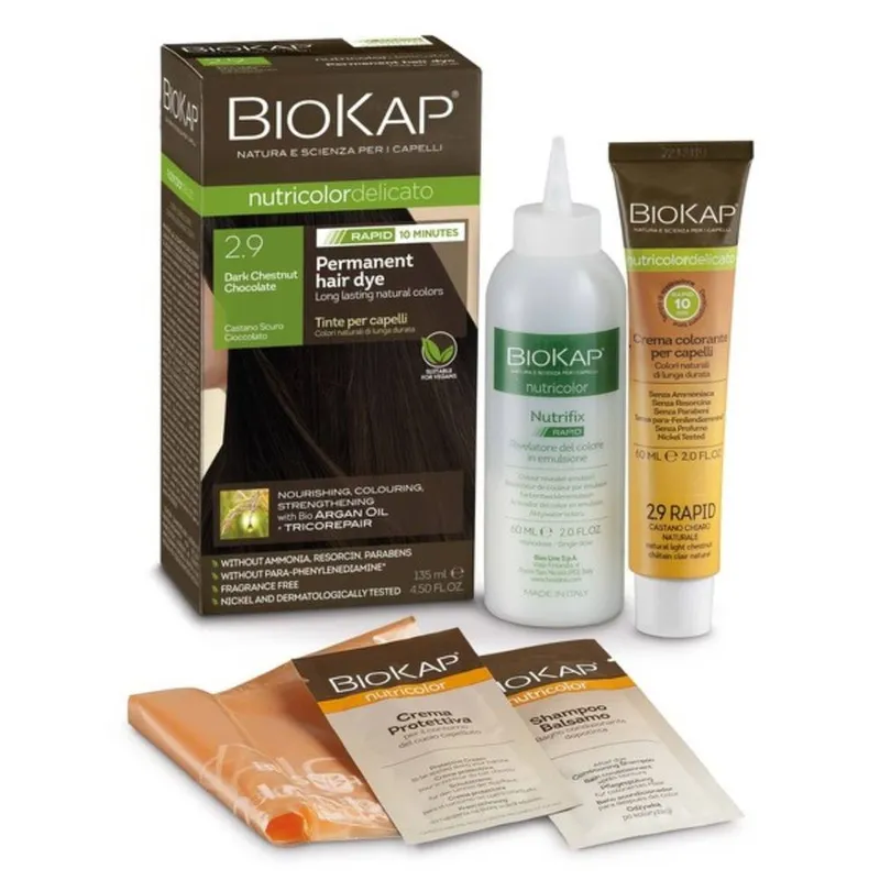 BioKap Unisex Rapid Hair Dye 135 ml in Dark Chocolate Chestnut Dark Chocolate Chestnut female